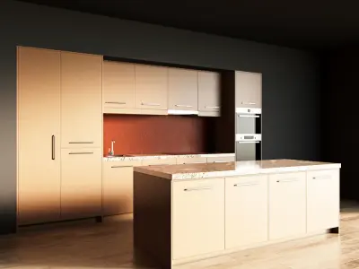 7-Kitchen7 matte 1 3D model