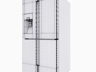 Refrigerator Sams 4-Door Flex 3D model