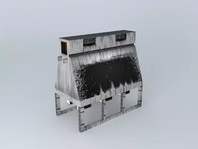 Eco Rail Coal Hopper Old Steam Days Free 3D model
