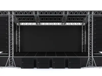 Concert Stage 07 3D model