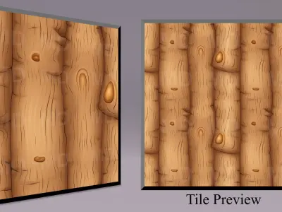 Cartoon Wood Textures Pack 43 - 10x PNG  Texture
