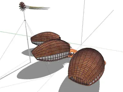 Creative Design-Holiday Cabin-054 3D model
