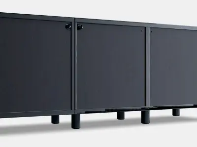 BESTA Storage combination with doors 47 Low-poly 3D model