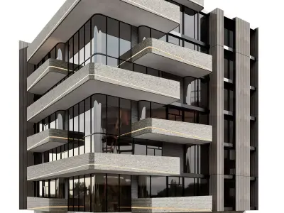 RESIDENTIAL BUILDING NO92 A 3D model