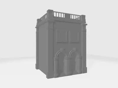 Fantasy Building - Old Timey 3D model