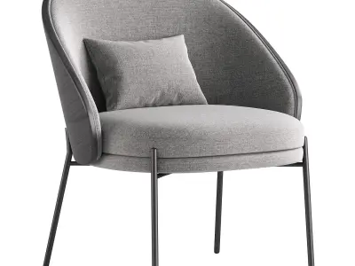 Kave Home Eamy Armchair 3D model