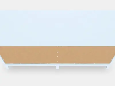 IDANAS Chest of 6 drawers Low-poly 3D model