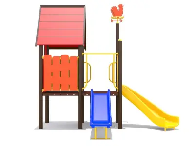 Kids Playground Low-poly 3D model buy
