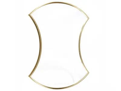 Mirror in a metal frame GZ-M1083 3D model