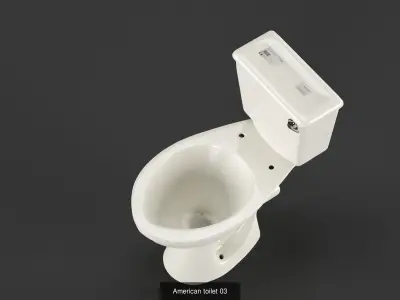 Bath and toilet 3D Model Pack