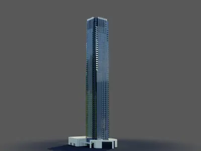 Vida residence Tower - Dubai 3D model