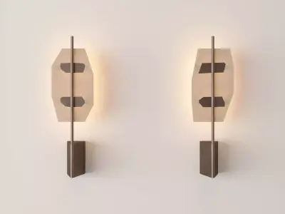 Wall Index Sconce by Volker Haug Studio Free 3D model