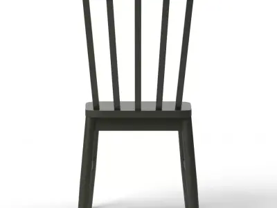 Shore Olive Kids Play Chair Low-poly 3D model