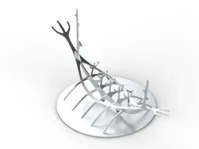 The Sun Voyager - printable 3D model