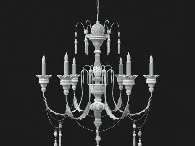 SMALL PERCIVAL CHANDELIER 3D model