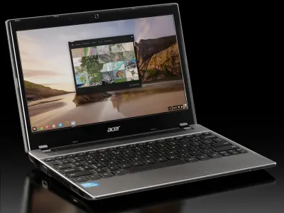 Acer C7 Chromebook Low-poly 3D model