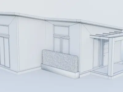Modern Tiny House 3D model