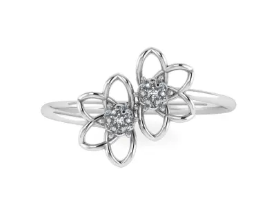 Jewelry Diamond Light Ring 09 3D print model