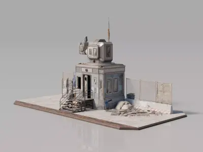 Neighborhood House Building 8 3D model