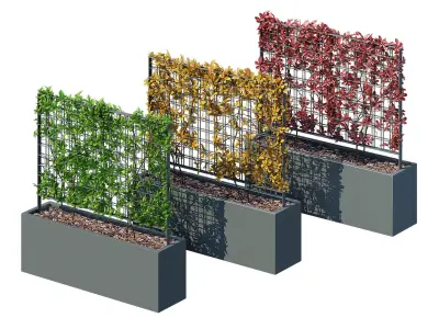 Trellis Planter 3D model