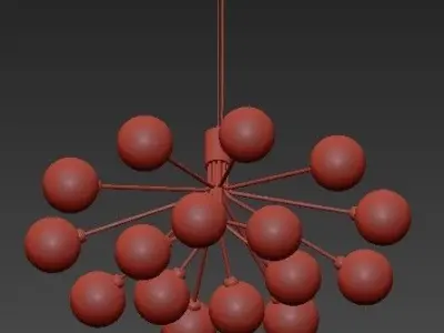 Nuura Apiales 18 Chandelier 3D model