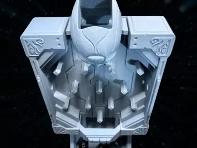 Alien Threat Dice Tower for Tabletop RPGs and Board Games 3D print model
