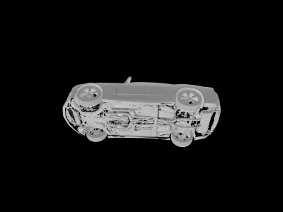 3D SCAN DATA CHEVROLET CAMARO 2SS 2016 EXTERIOR 3D model