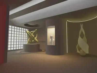 interior room 3D model