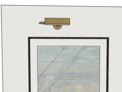 Urban Electric Raval Sconce and Bookcase 3D model