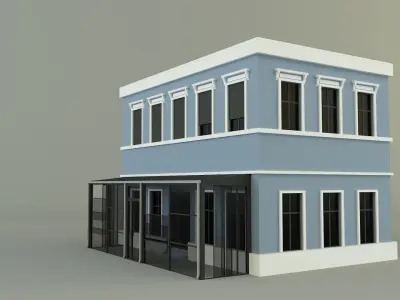 building 48 3D model 3D model