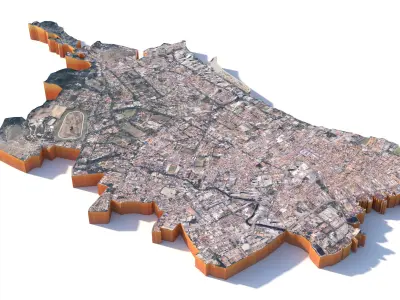 George Town in Penang Island Malaysia 3D model