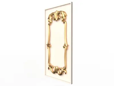 Kitchen Cabinet Door Classic 2 Shahin Low-poly 3D model