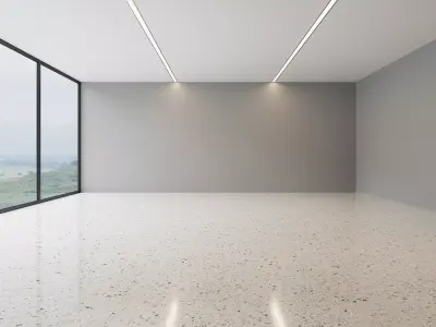 Empty interior 3D model