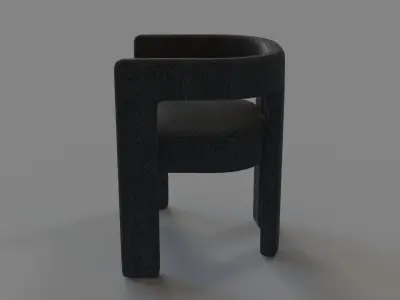 Stature Chair Black 3D model