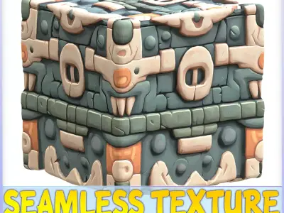 Stylized Wall Seamless Texture Texture 75