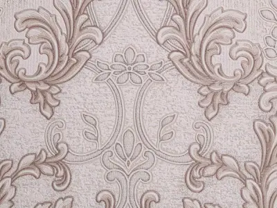 Blush Scroll Panel Wallpaper Texture