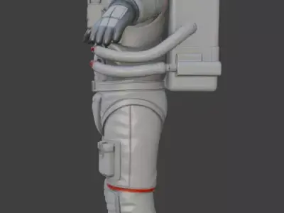 Astronaut Spacesuit 3D Model 3D model