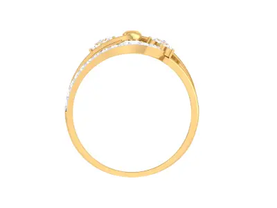 Women Ring  Render 3dm STL OBJ FBX Details 3D print model 22
