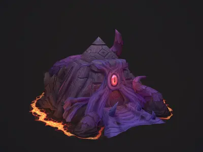 Marmoset Py Ramid Low-poly 3D model