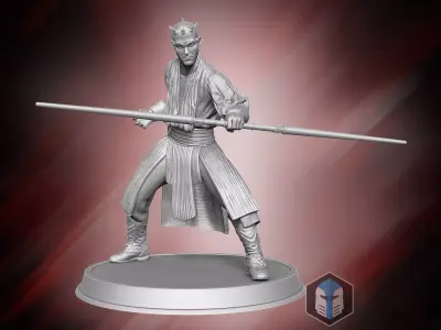 Darth Maul Figurine - The Phantom Menace 3D print model
