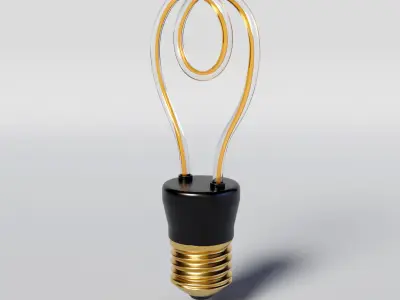 Ecobelle Nibiru Light Bulb 3D model