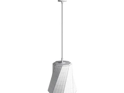 spiral concrete lamp 3D model
