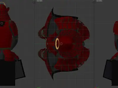 Samurai Armor 3D model buy