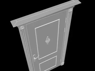 door for room 3D model