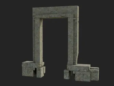 The Portara Lygdamis of Naxos 3D model