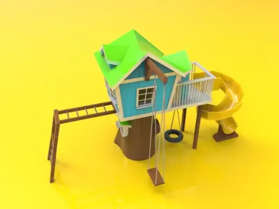 Hobbit playground 3D model