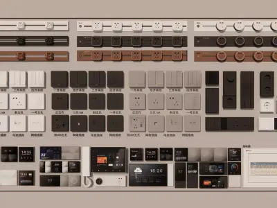 Switch and Outlet Collection-A3 3D model