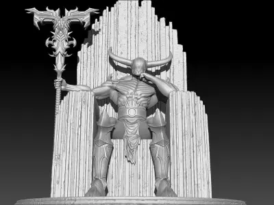 Hell King  3D print model