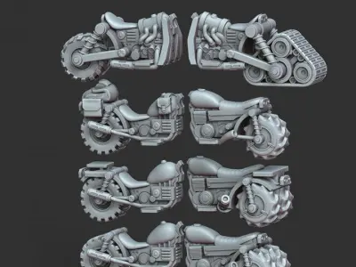 Scavenger Bikers 3D print model