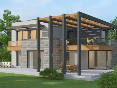 Modern Villa Design 3D model